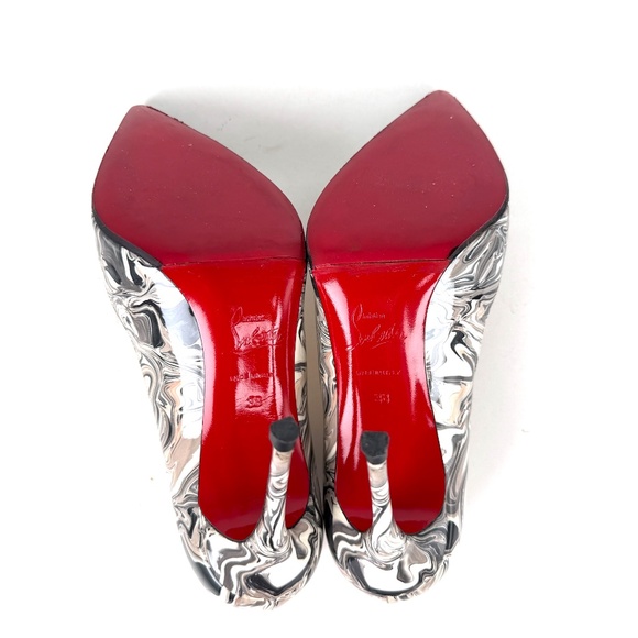 Christian Louboutin Pigalle Follies 100 Patent Leather Black Pointed Toe Pumps - Picture 9 of 10